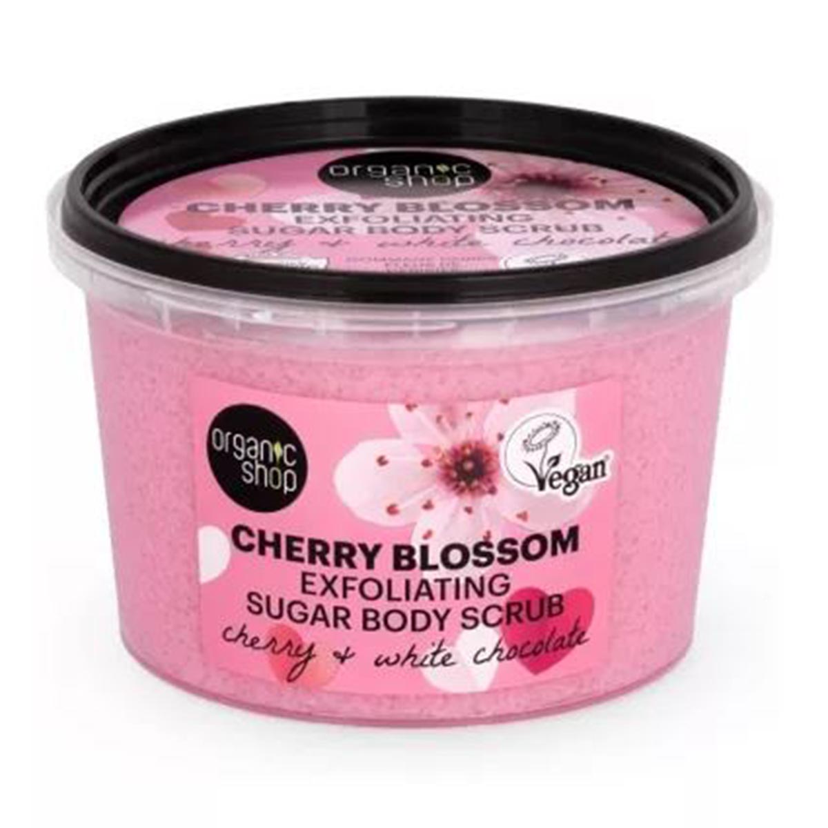 Organic Shop Cherry Blossom Azucar Exfoliante Corporal 250Ml